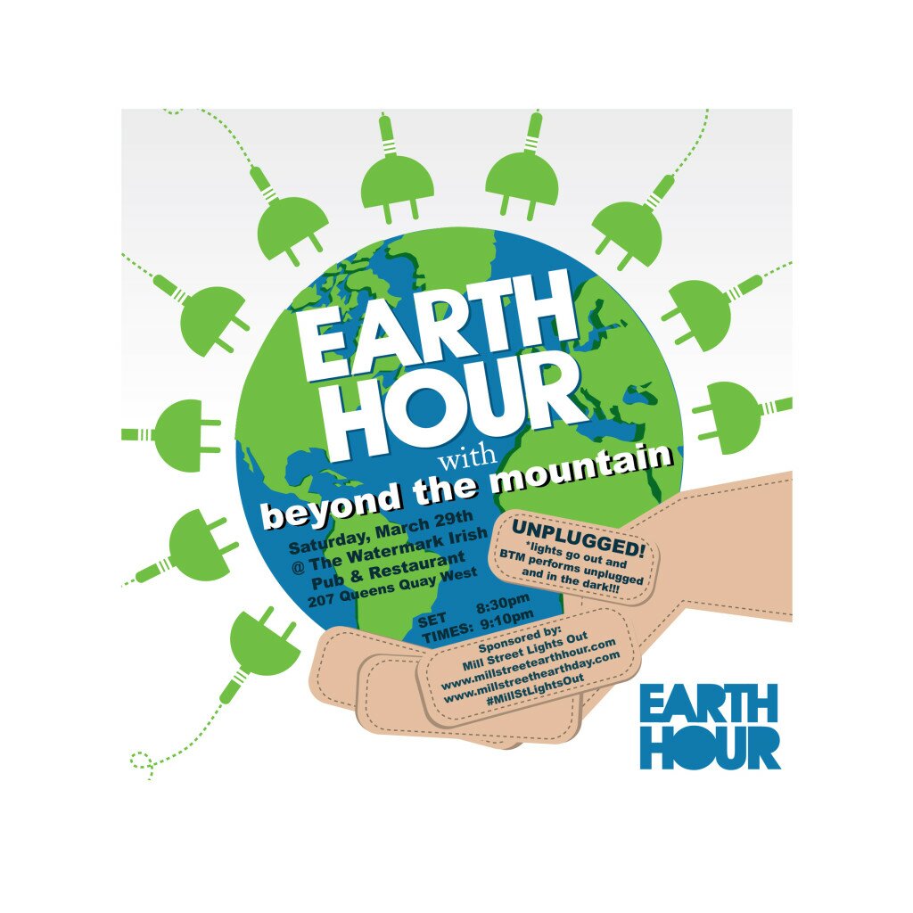 earth hour flyer